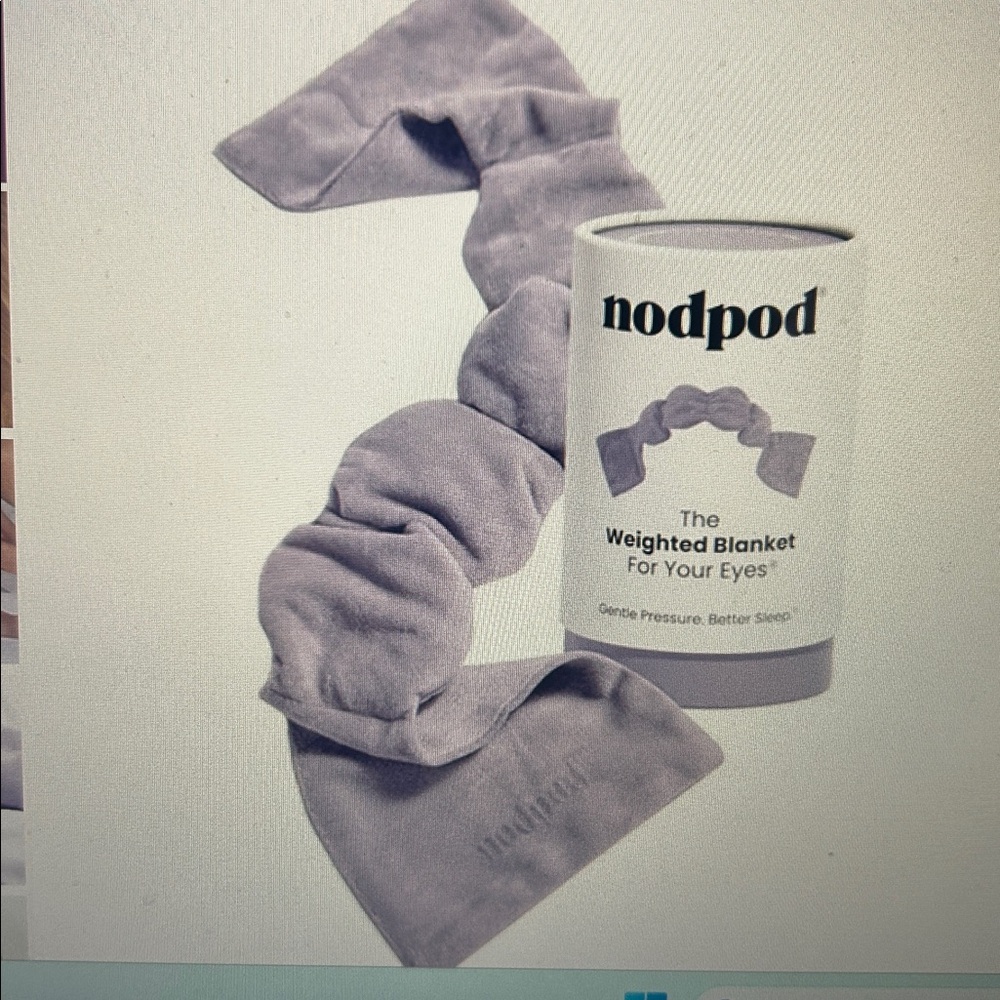 NODPOD SLEEP MASK THE WEIGHTED BLANKET FOR EYES NWT